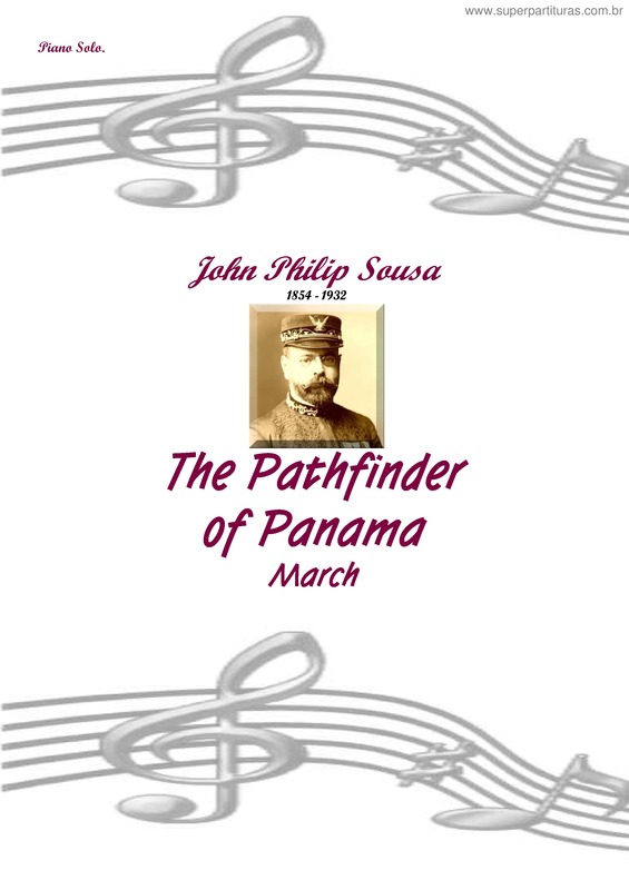 Partitura da música The Pathfinder of Panama
