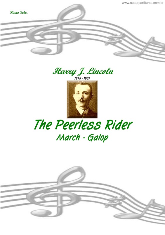Partitura da música The Peerless Rider