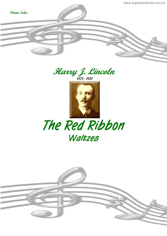 Partitura da música The Red Ribbon