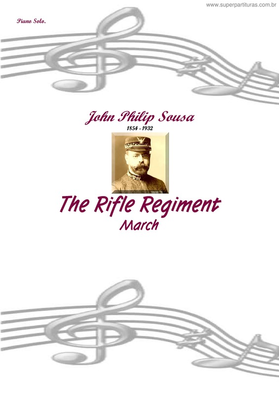 Partitura da música The Rifle Regiment