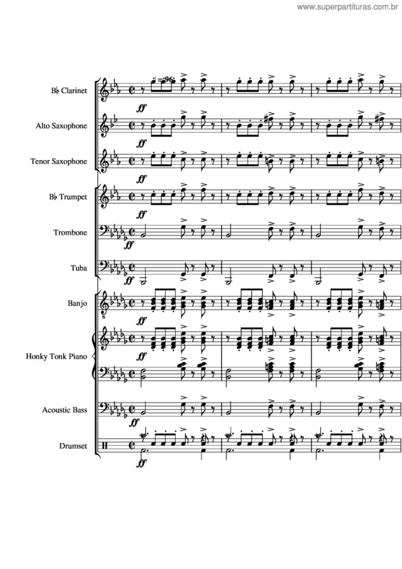 Partitura da música The Sheik Of Araby v.3
