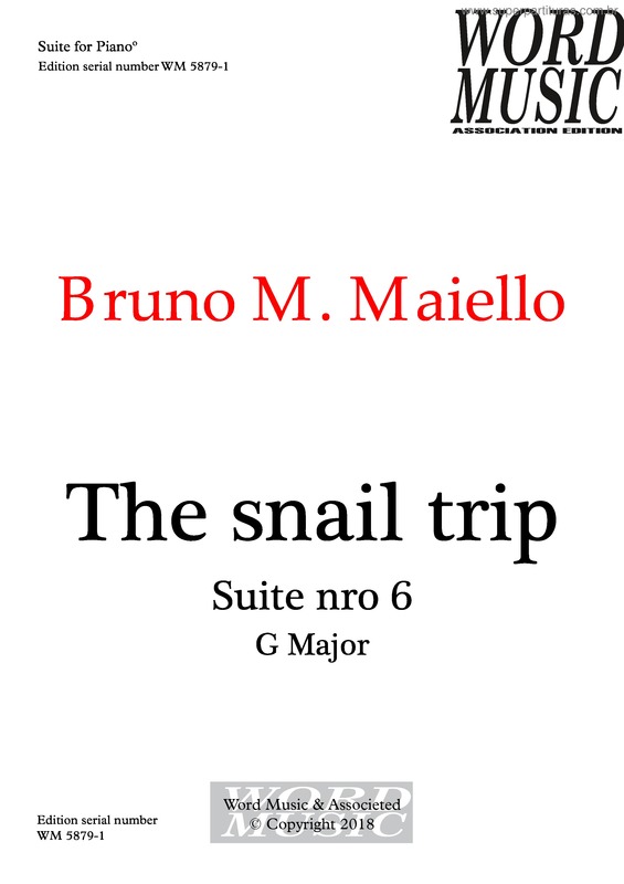 Partitura da música The snail trip