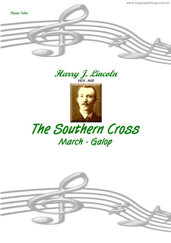Partitura da música The Southern Cross