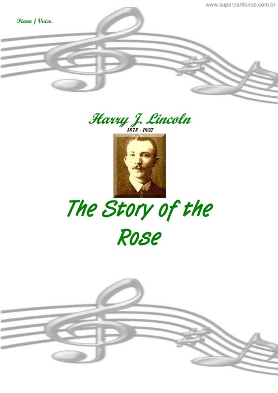 Partitura da música The Story of the Rose