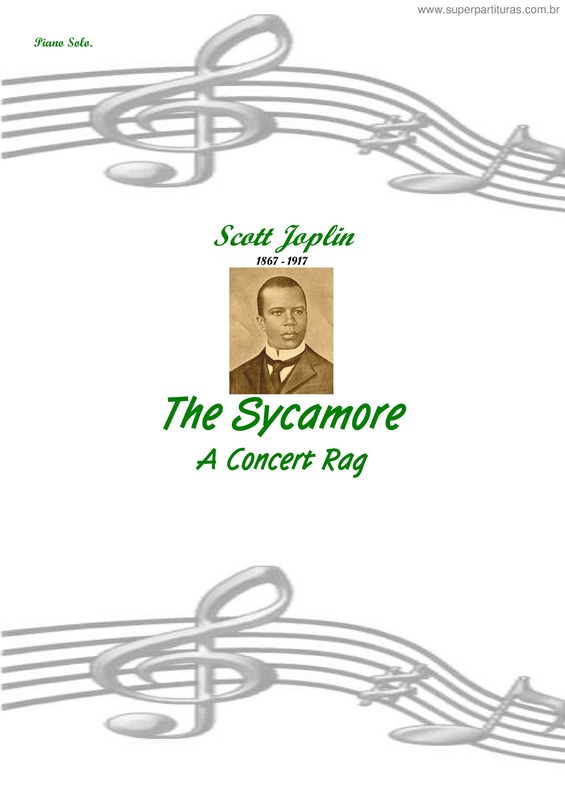 Partitura da música The Sycamore