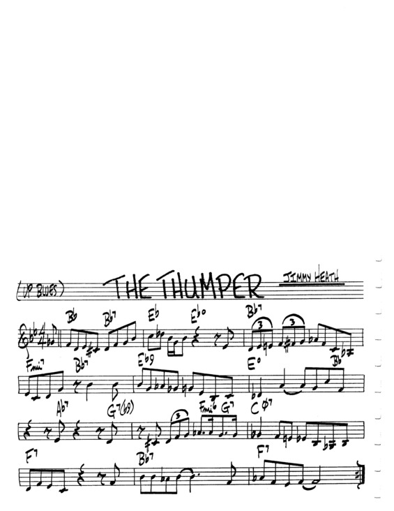 Partitura da música The Thumper v.6