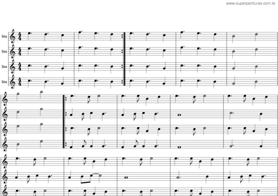 Partitura da música The Wall Pink Floyd