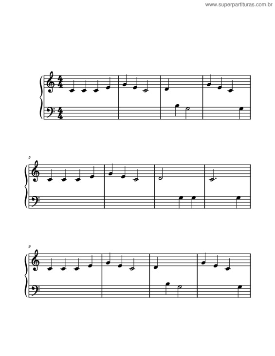 Partitura da música The Wheels On The Bus – Misc Traditional/Sina P22