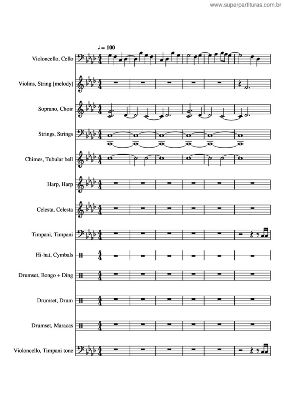 Partitura da música The World That Never Was Kingdom Hearts 358/2 Days