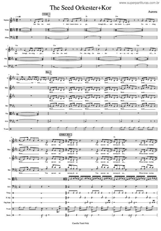 Partitura da música The_Seed_Orkester+Kor