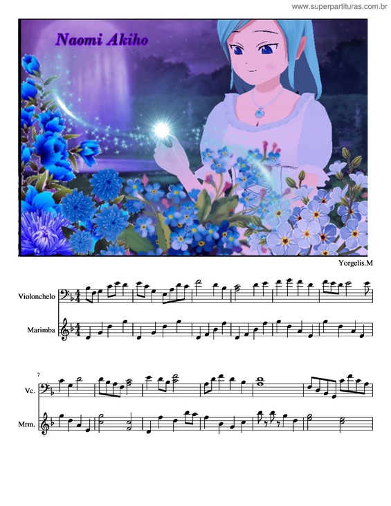 Partitura da música Theme–Naomi