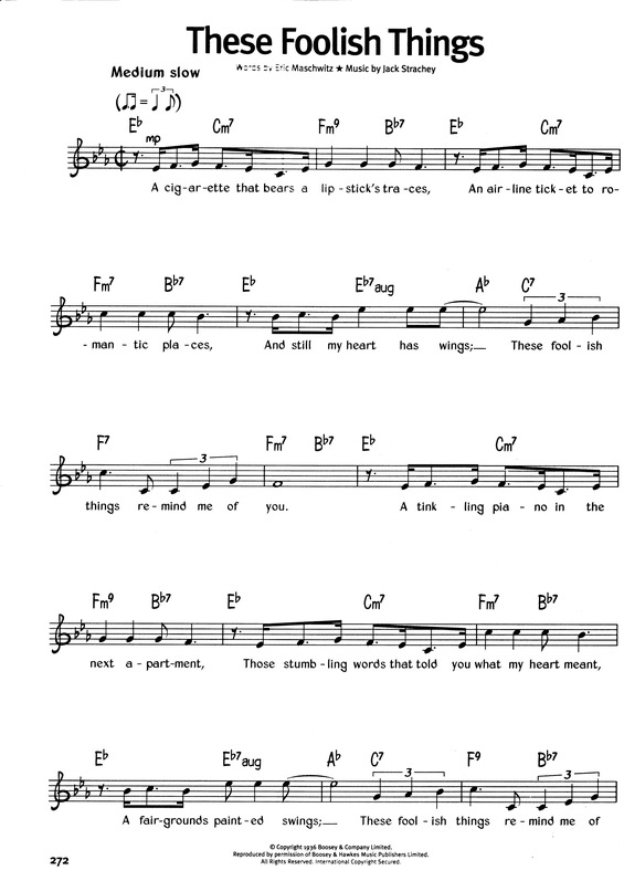 Partitura da música These Foolish Things v.8