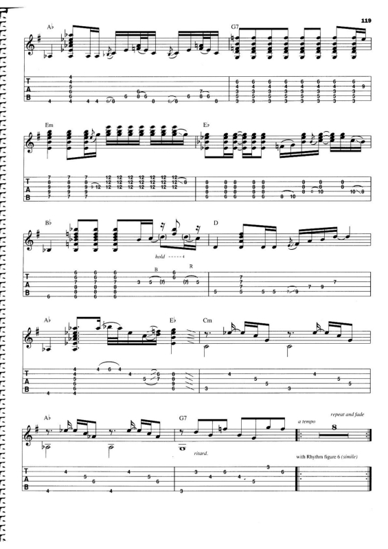 Partitura da música They`re Red Hot