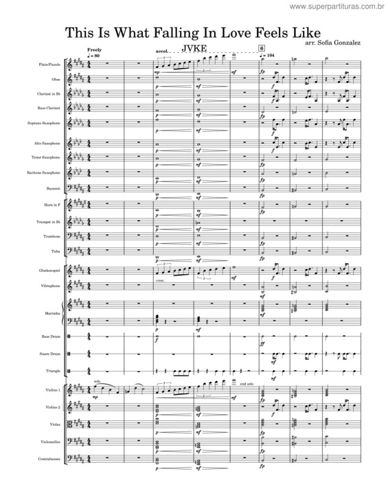 Partitura da música This Is What Falling In Love Feels Like – Jvke Falling In Love – Jvke