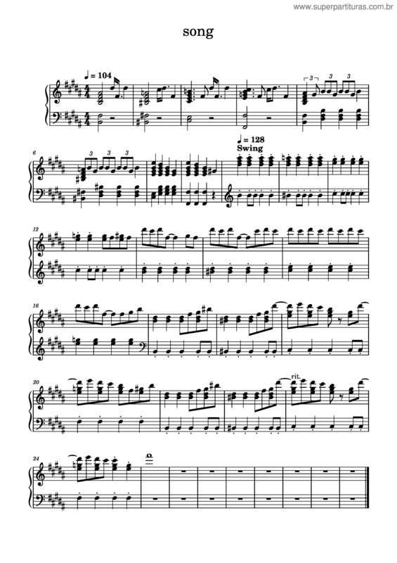 Partitura da música This Is What Falling In Love Feels Like Jwke
