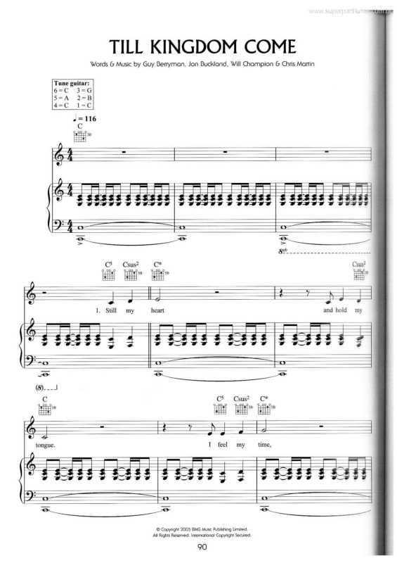 Partitura da música Tilll Kingdom Come