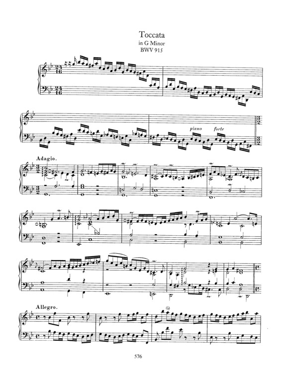 Partitura da música Toccata No. 6