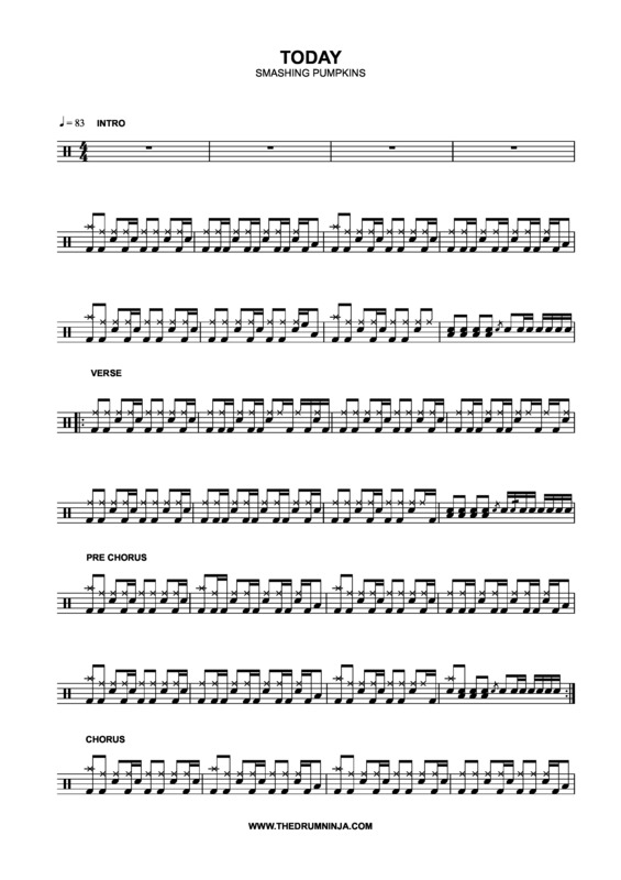 Partitura da música Today