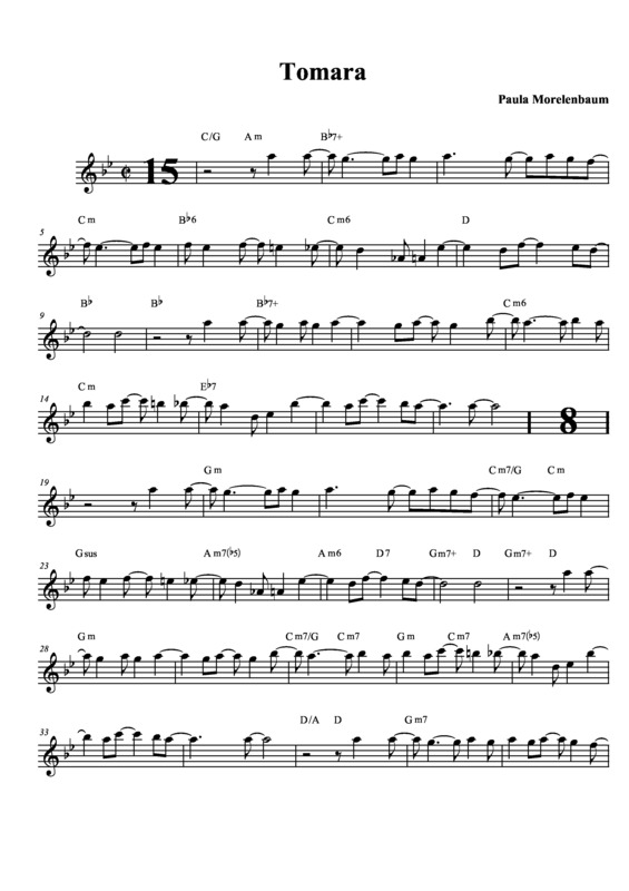 Partitura da música Tomara v.2