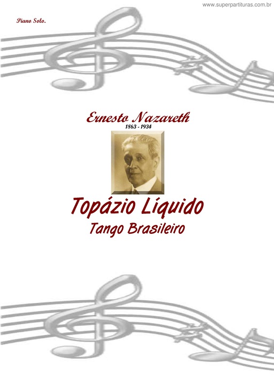 Partitura da música Topazio Liquido v.3
