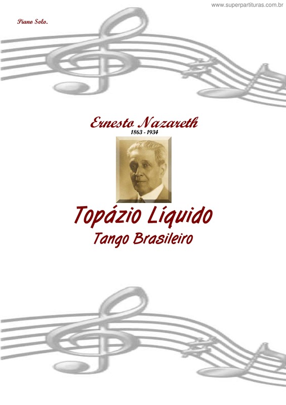 Partitura da música Topazio Liquido v.3