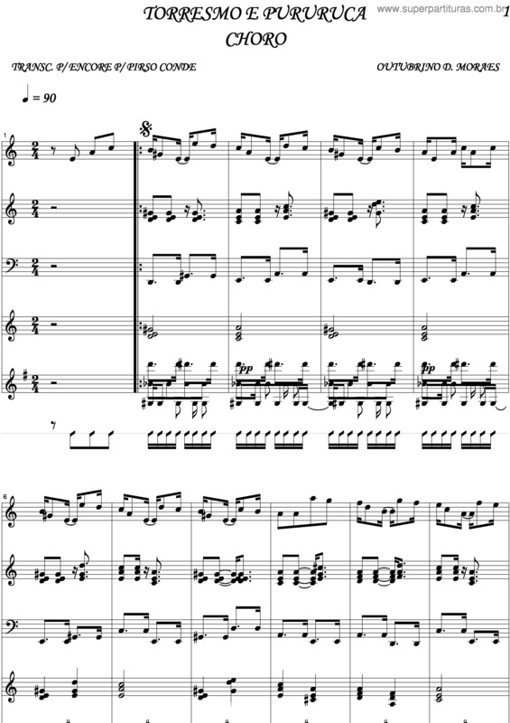 Partitura da música Torresmo E Pururuca v.3