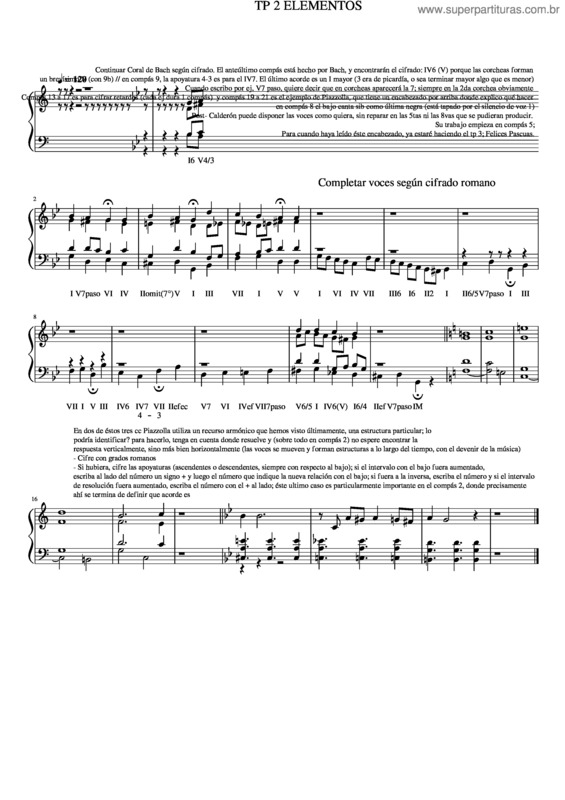 Partitura da música Tp 2 Elementos