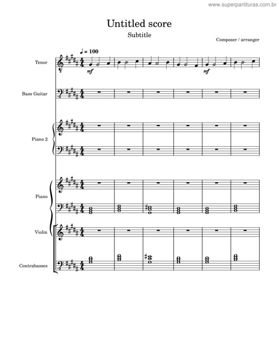 Partitura da música Transcendence: A Samurai Odyssey