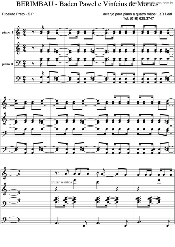 Partitura da música Trem Das Onze v.4