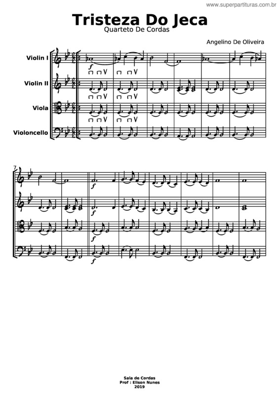 Partitura da música Tristeza Do Jeca v.13