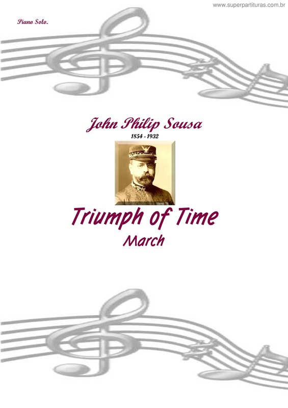 Partitura da música Triumph of Time