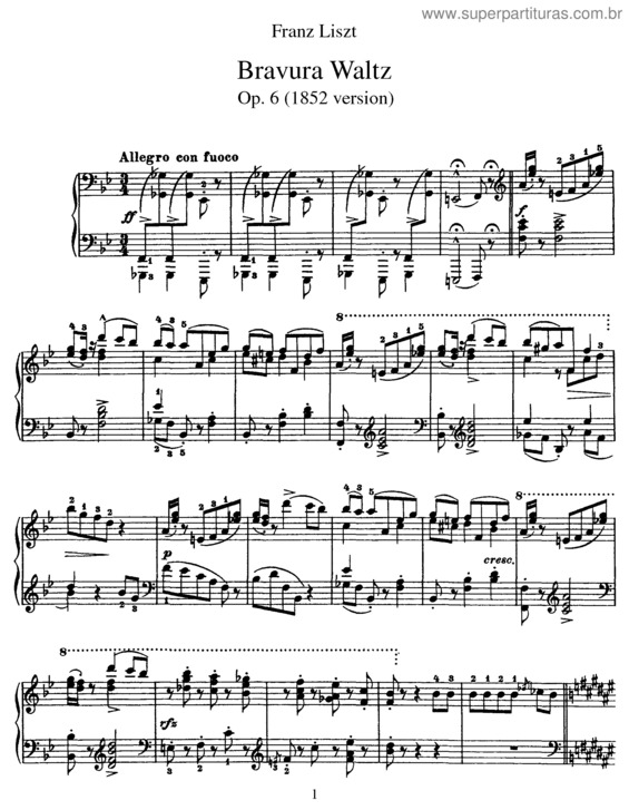 Partitura da música Trois Caprice-Valses v.2