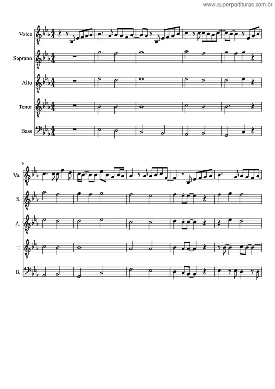 Partitura da música Tsunami–Aji