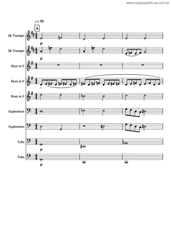 Partitura da música Tsunami Score