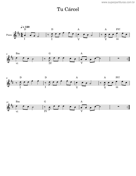 Partitura da música Tu Cárcel v.7
