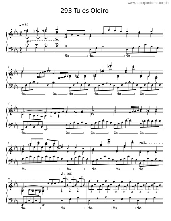 Partitura da música Tu És Oleiro v.2