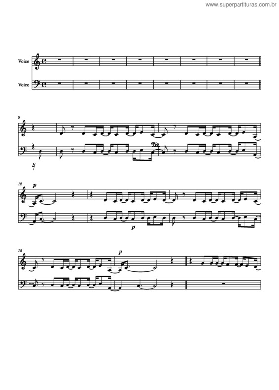 Partitura da música Tu Sei Santo Tu Sei Re – Daniele Bruno v.2
