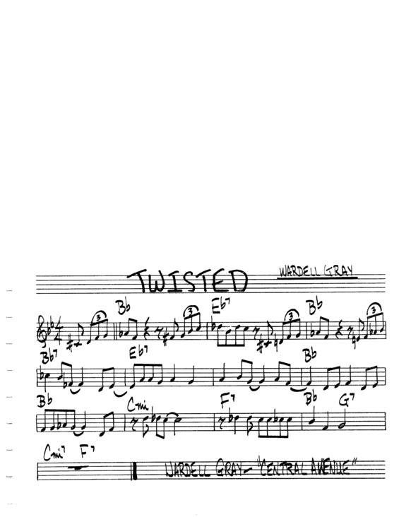 Partitura da música Twisted v.6