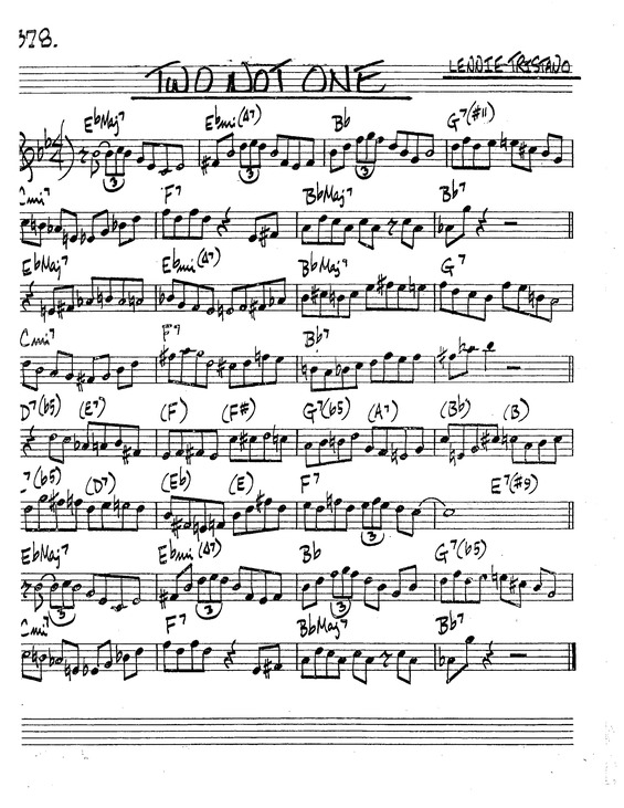 Partitura da música Two Not One v.2