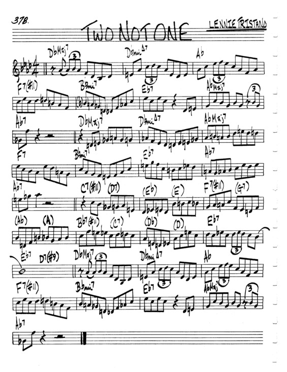 Partitura da música Two Not One v.7