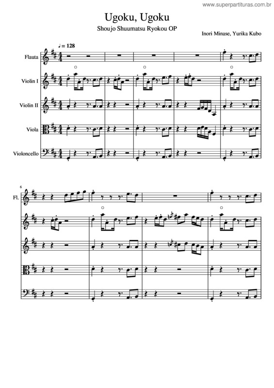 Partitura da música Ugoku, Ugoku– Girls` Last Tour Opening