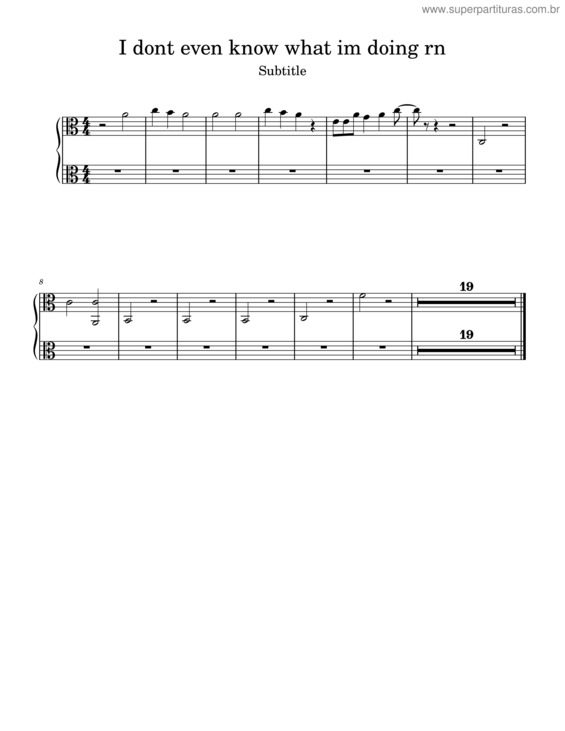 Partitura da música Uh I Just Got This App