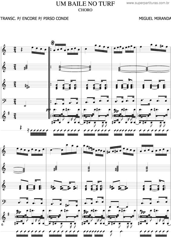 Partitura da música Um Baile No Turf v.2