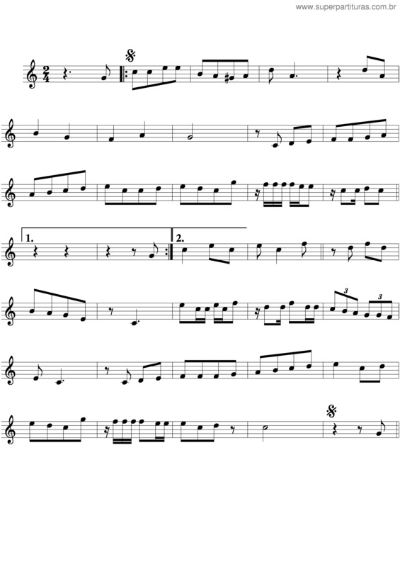 Partitura da música Um Frevo Novo v.2