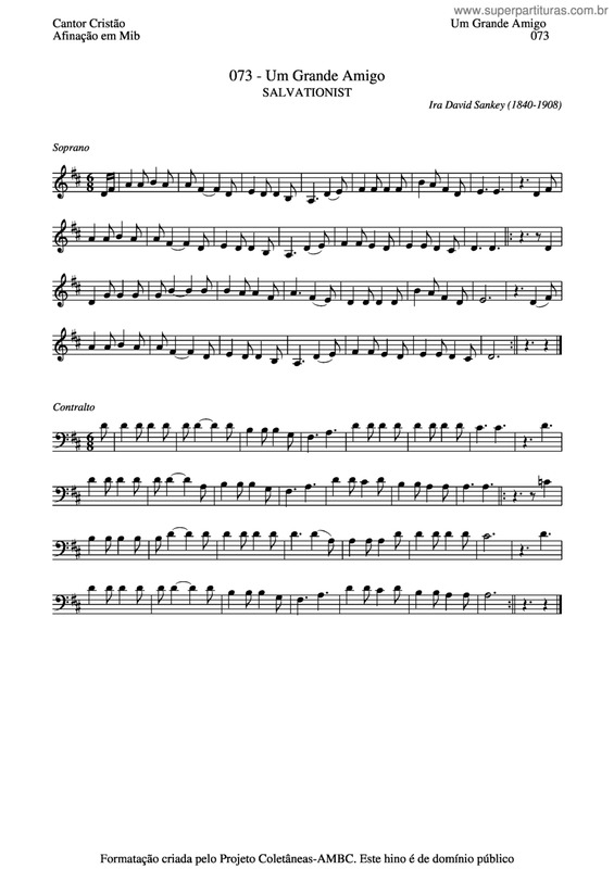 Partitura da música Um Grande Amigo v.4