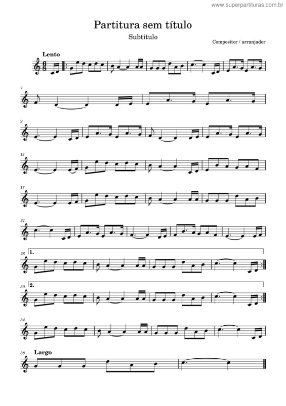 Partitura da música Uma Flor Gloriosa v.4