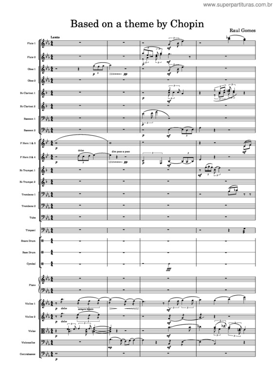 Partitura da música União