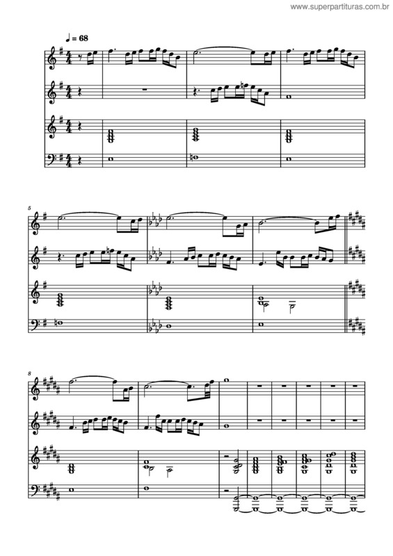 Partitura da música Unusually Contemplative Fairies v.3