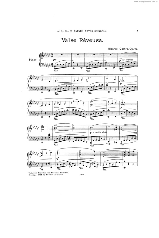 Partitura da música Valse Amelie v.3