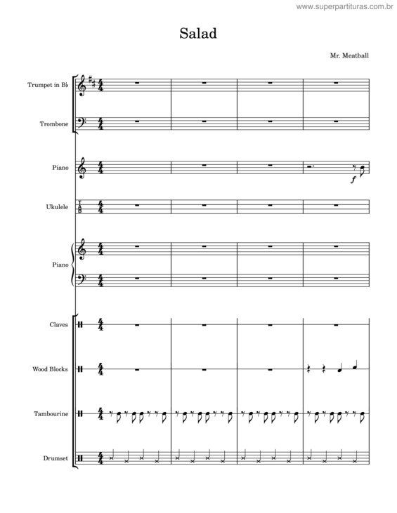 Partitura da música Vamos A La Fiesta